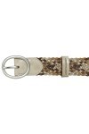 Lucky Brand Ceinture en cuir tressé avec boucle centrale pour femme - Taille S/M - Multicolore, multicolore, Small-medium