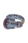 Qqiao Store Bande de Luxe de Haute qualité Hommes Femmes Strass Ceinture Western Cowgirl Cowboy Bling Bling Crystal Boucle Bo