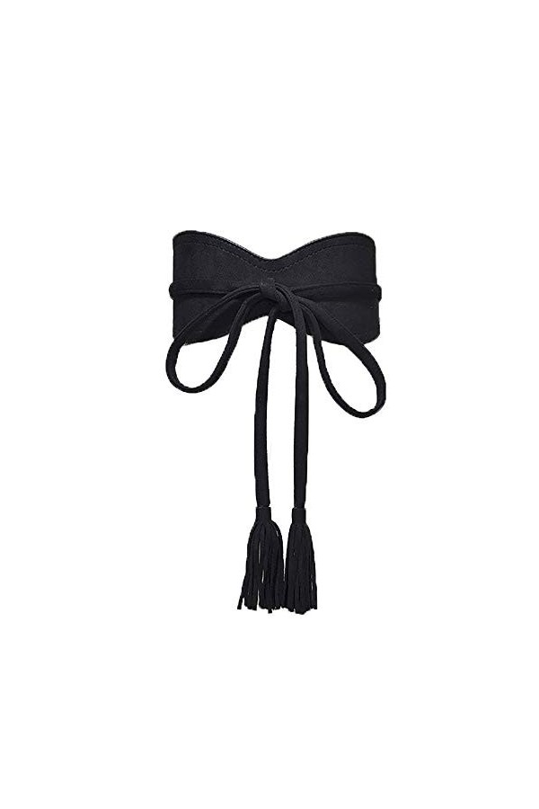 BHDCH Ceinture Femme Wrap Around Large Ceinture Ceinture Bowknot Ceinture élastique Large Cinch Convient aux Jeans Couleur :