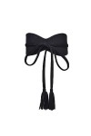 BHDCH Ceinture Femme Wrap Around Large Ceinture Ceinture Bowknot Ceinture élastique Large Cinch Convient aux Jeans Couleur :