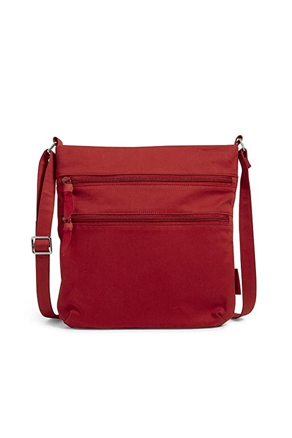 Vera Bradley Sac à Main Hipster à Triple Fermeture éclair bandoulière Femme, Java Navy Camo-Coton recyclé, Taille Unique