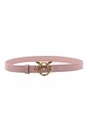 Ceintures Femme Rose Ceinture avec boucle Love Birds Diamond Cut Automne Hiver 2022/23 Cuir 1H212P-Y5H7 O81Q S, rose, S