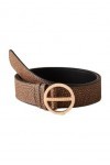 Borbonese Ceinture à vis 901035AR5, beige, L