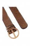 Borbonese Ceinture à vis 901035AR5, beige, L