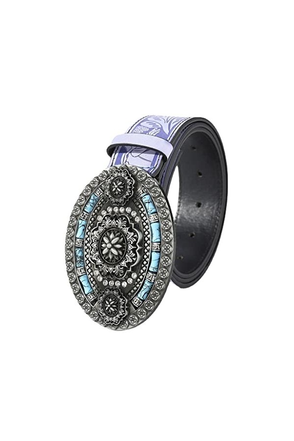 ZYXLB Ceinture Polyvalente à la Mode Accessoires de Mode for Femmes Accessoires rétro de Style National Color : D, Size : 11