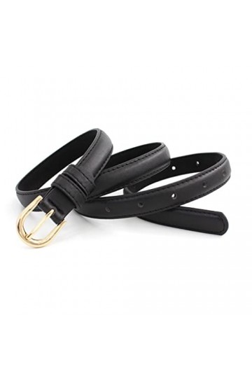 GANFANREN Printemps et été Robe Mince pour Femme avec Ceinture élastique pour Dames rétro avec Ceinture en Jean