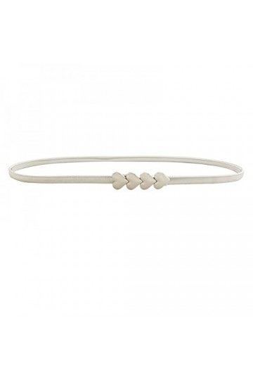 BAtlam Ceintures habillées pour Femmes Ceinture en métal avec Boucle Femmes Stretch Skinny Bowknot Ceinture Pull Robe Easy Ce