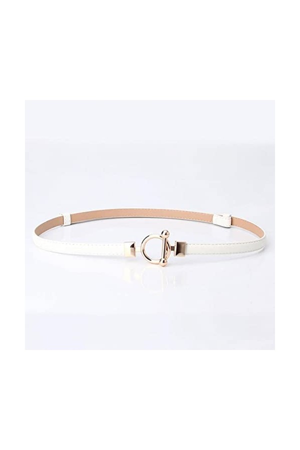 ASDASD Femmes ceintures ceinture décorative mince PU cuir sangle robe pantalon décontracté dames femme ceinture Color : B, S