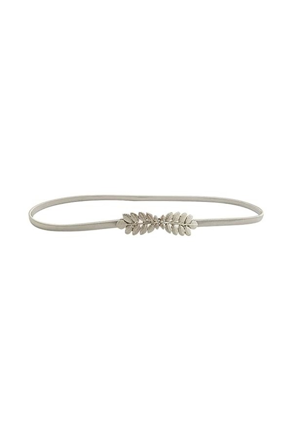 ASDASD Or Argent Ceinture Élastique for Femmes Fleur Feuille Dames Taille Ceintures for Robes Stretch Maigre Femme Ceinture 