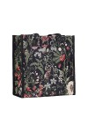 Tapisserie Siganre Sac à Main Femme, Sac fourre-Tout Femme, Tote Bag avec Garden Designs Morning Garden Black 