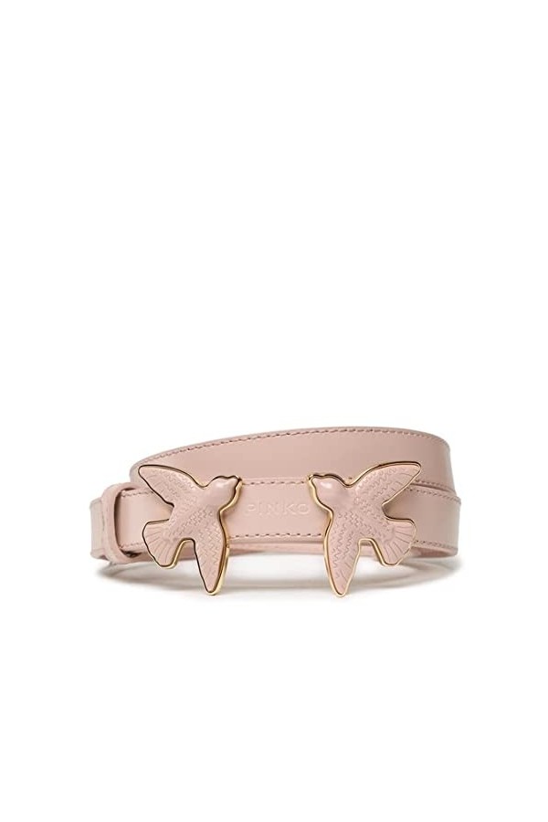 Pinko Love Berry Evolution H2 Belt V Ceinture, O81b_Poudre Block Color, S Femme