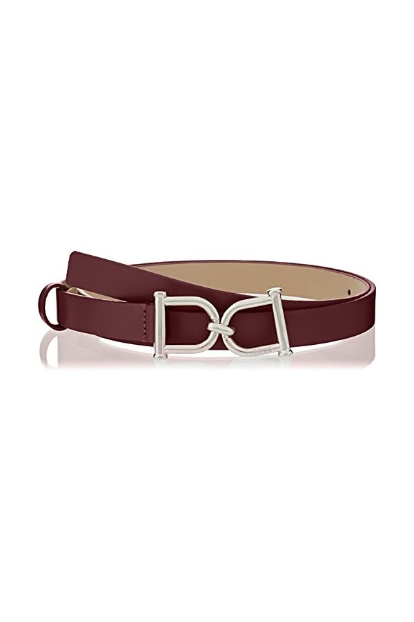 BOSS Kristin Belt 2 cm N. Ceinture, Dark Red602, 85 cm Femme