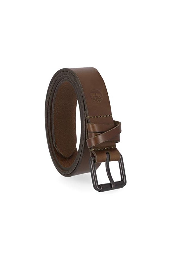 Timberland Ceinture décontractée en Cuir pour Jeans, Martini Olive, Taille Unique Femme