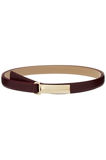 BOSS Nathalie B. 1,5 cm-S Ceinture, Dark Red602, 90 Femme