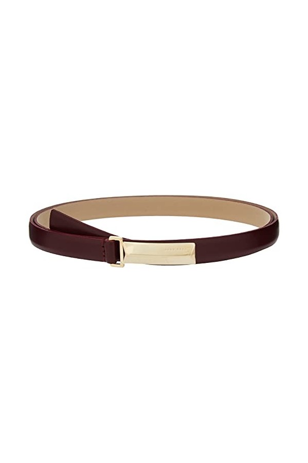 BOSS Nathalie B. 1,5 cm-S Ceinture, Dark Red602, 90 Femme