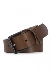 Timberland Casual Leather Belt for Jeans Ceinture, Vert Olive, Taille Unique Femme