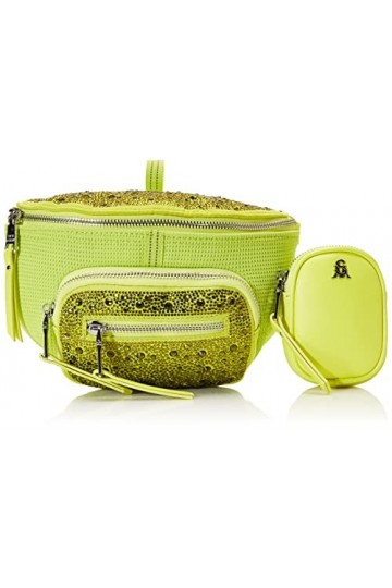 steve madden Maxima Covertible Belt Bag Crossbody Maxima Sac banane convertible en bandoulière Femme, Citron Vert, Taille uni