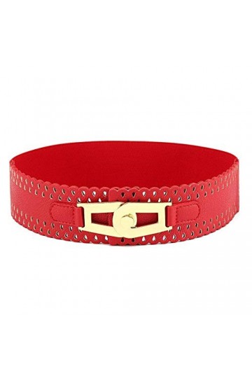 yunyu Ceinture pour Dames Mode Femme Ceinture Crochet Boucle Large Ceinture Mode Joker Down Jacket Taille pour Toutes Les Sai