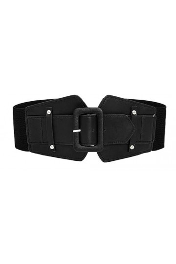 XNHAFW Ceintures larges vintage pour femmes Ceintures de fête élastiques pour femmes Ceintures de costume rouge camel noir c