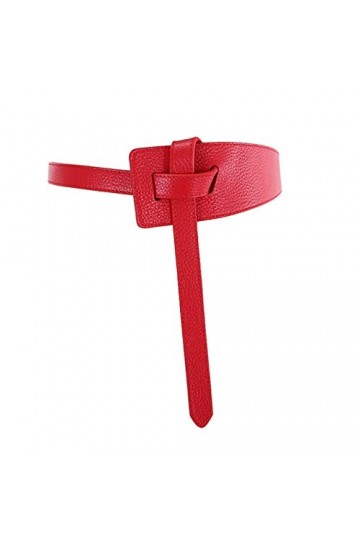 BAtlam Femmes Ceinture en Cuir Ceinture en Cuir avec Jupe Pull Noué Large Simple Polyvalent pour Robe Jeans Couleur : Noir, 