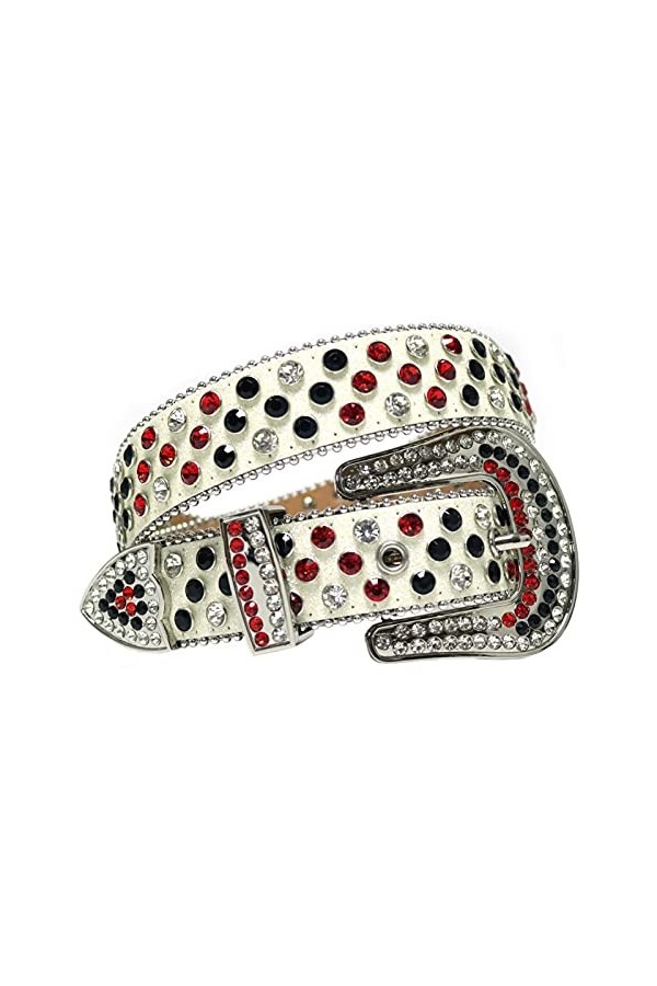 DDSP Bracelet Hommes Femmes Strass Ceinture Western Cowgirl Cowboy Bling Bling Crystal Boucle Boucle Diamant Courroies Belt 